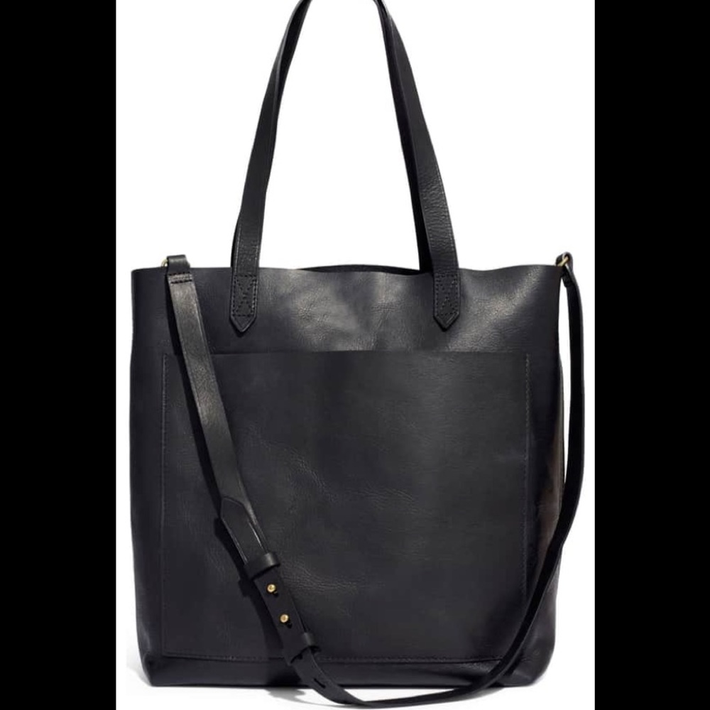Madewell Medium Leather Transport Tote